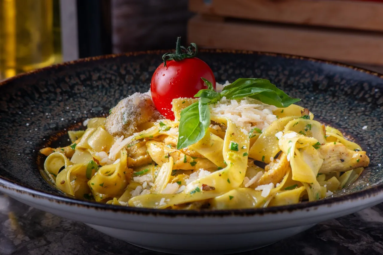 Körili Tavuklu Fettucine